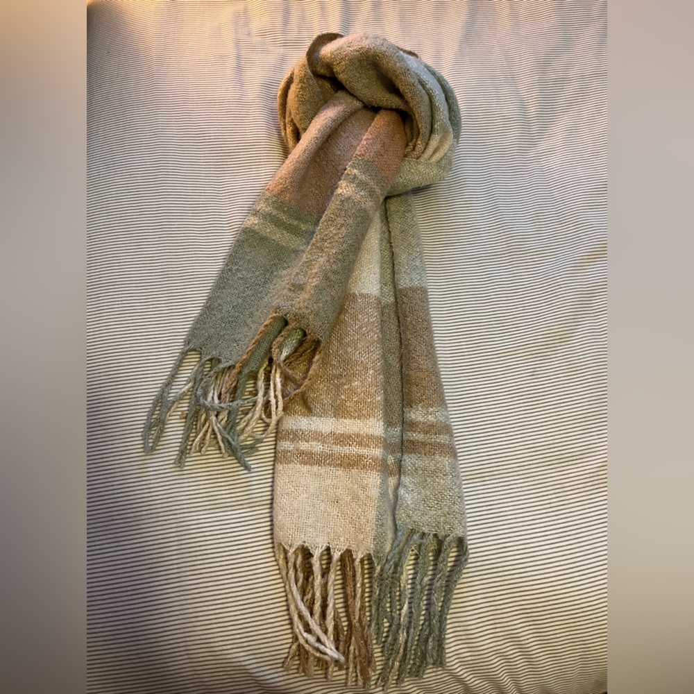 chunky knit scarf